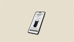 Pametni telefon prikazuje aplikacijo, povezano z vozilom Dacia.