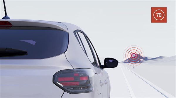 Slika prikazuje sistem za prepoznavanje prometnih znakov.